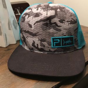 Pelagic Off shore Fishing mesh SnapBack hat